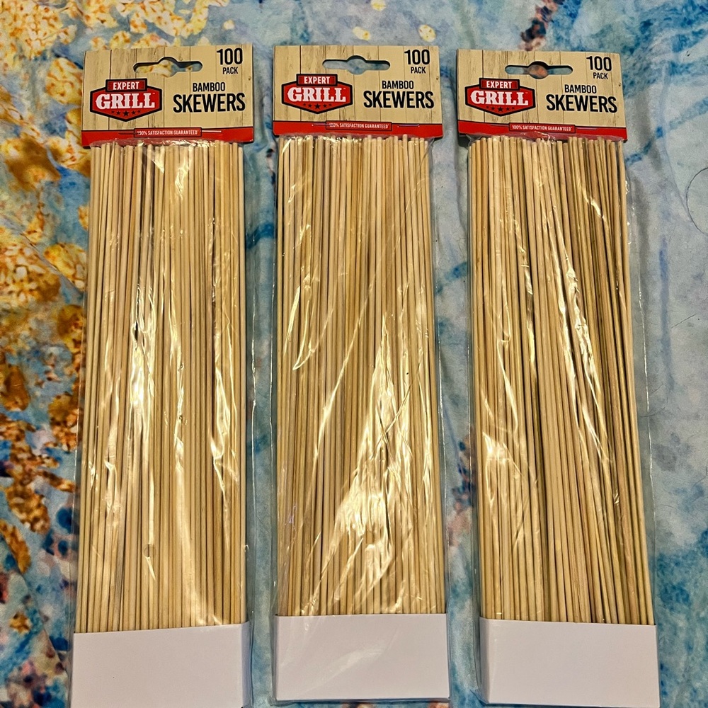 300 piece 12 inch Bamboo Skewers